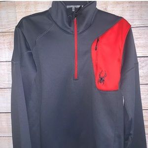 Spyder Men’s Half Zip Performance Pullover Medium
